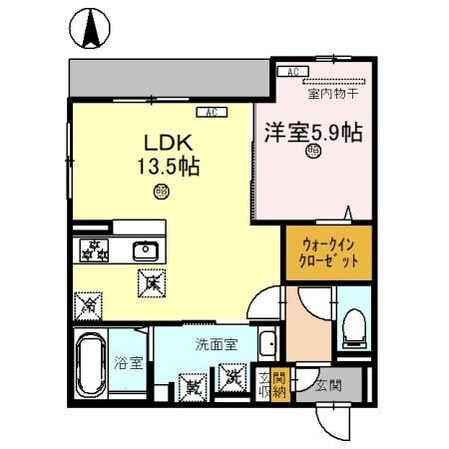 武庫之荘駅 徒歩13分 1階の物件間取画像